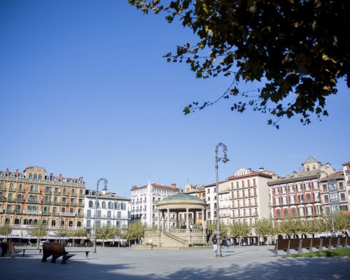 T04763 Día en Plaza del Castillo Petit fue